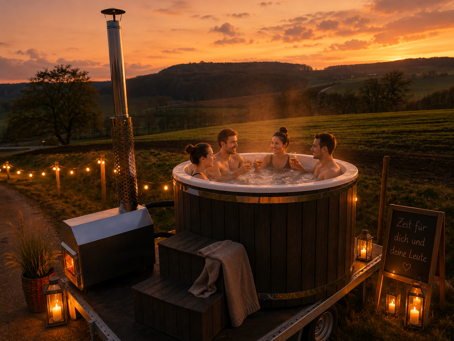 Luxus Whirlpool 8 Personen – Bild 1